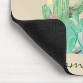 Tapis De Souris Cactus Cacti Succulent Southwest Desert Watercolor (Coin)