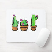 Tapis De Souris Cactus cactus cactus succulents (Avec souris)