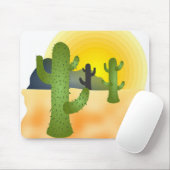 Tapis De Souris Cactus de désert (Avec souris)