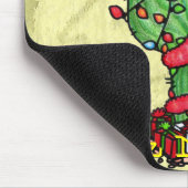 Tapis De Souris Cactus de Noël Mousepad (Coin)