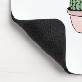 Tapis De Souris Cactus de sourire mignon (Coin)