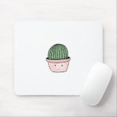 Tapis De Souris Cactus de sourire mignon (Avec souris)