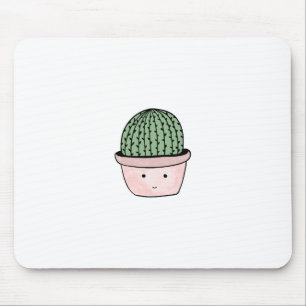 Tapis De Souris Cactus de sourire mignon