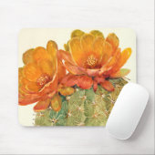 Tapis De Souris Cactus Orange Blossoms (Avec souris)