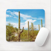 Tapis De Souris Cactus paysage mousepad (Avec souris)