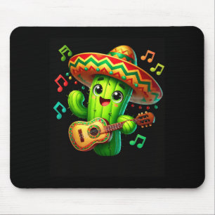 Tapis De Souris Cactus Sombrero Guitare Cinco De Mayo Garçons Enfa