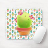 Tapis De Souris Cactus Sourire (Avec souris)