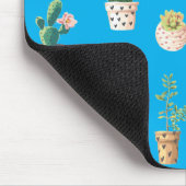 Tapis De Souris Cactus Succulents de Dessert Vert dans les pots (Coin)