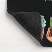 Tapis De Souris Cactus Succulents Votre citation préférée, Chanson (Coin)