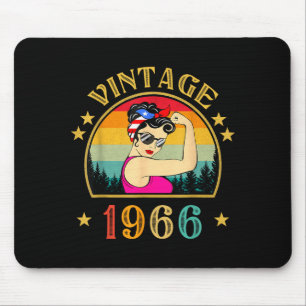 Tapis De Souris Cadeau 60e Anniversaire 60 Ans Pour Femmes Rétro V