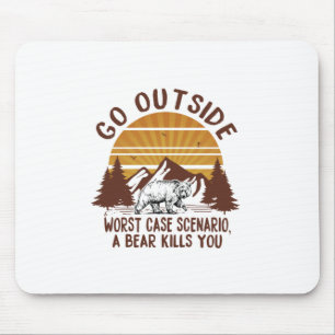 Tapis De Souris Cadeau Camper Sortir du pire scénario Coque