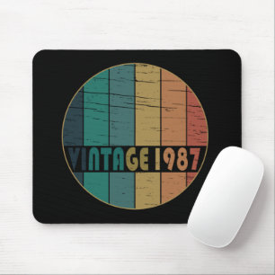 Tapis De Souris Cadeau d'anniversaire de 1987 vintage