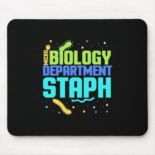 Tapis De Souris Cadeau d'anniversaire | Service de micro-biologie  (Devant)