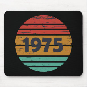 Tapis De Souris Cadeau d'anniversaire vintage né en 1975