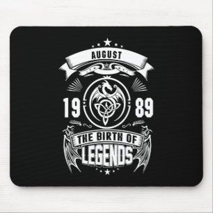 Tapis De Souris Cadeau d'août   1989 La Naissance Des Légendes