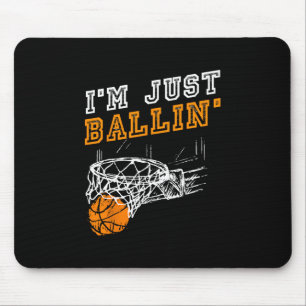 Tapis De Souris Cadeau de basket pour entraîneur joueur garçons fi