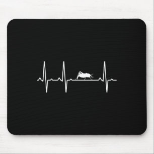 Tapis De Souris Cadeau de battement de coeur de Grhopper pour homm