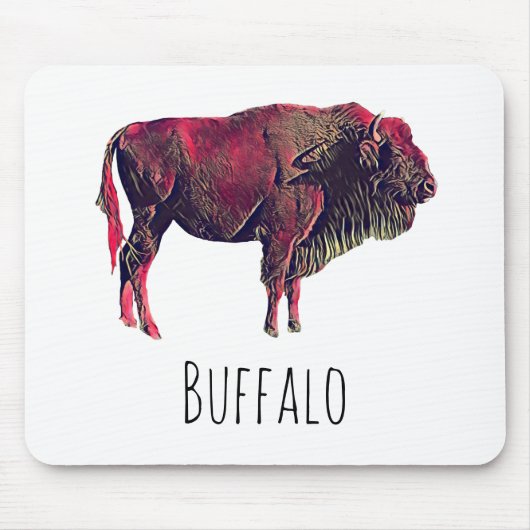 Tapis De Souris Cadeau de Buffalo (Devant)