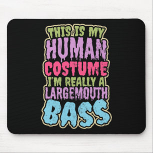 Tapis De Souris Cadeau de costume humain de design de pêche à la B