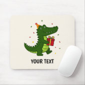 Tapis De Souris Cadeau de crocodile mignon (Avec souris)