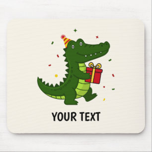 Tapis De Souris Cadeau de crocodile mignon