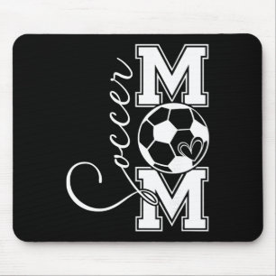 Tapis De Souris Cadeau de fierté de maman de football vintage pour