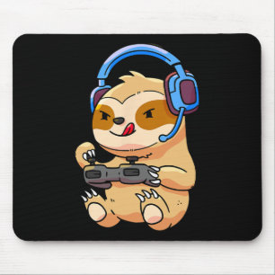 Tapis De Souris Cadeau de jeu vidéo de paresseux de jeu de paresse