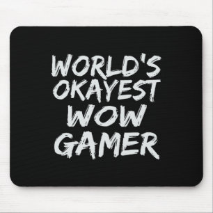 Tapis De Souris Cadeau de joueur Wow correct drôle Mmo Rpg Jeux