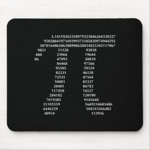 Tapis De Souris Cadeau de jour de Pi 3,14 Symbole du nombre Pi Mat