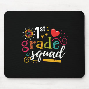 Tapis De Souris Cadeau de l'enseignant de la 1re année de l'équipe