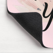 Tapis De Souris Cadeau de Merci floral (Coin)