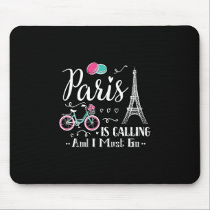 Tapis De Souris Cadeau de Noël de voyage de vacances à Paris en Fr