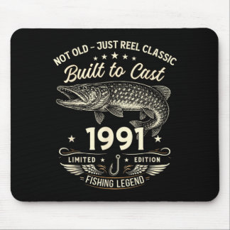 Tapis De Souris Cadeau de pêche pour homme 39e anniversaire Origin