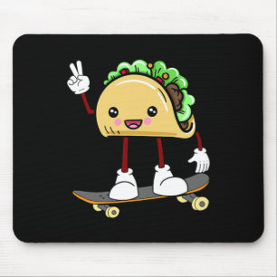 Tapis De Souris Cadeau de skater de planche à roulettes