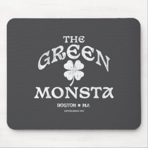 Tapis De Souris Cadeau drôle de Monsta vert Boston M New England S