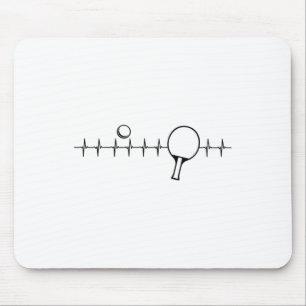 Tapis De Souris Cadeau drôle de ping pong pour hommes femmes Tenni