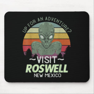 Tapis De Souris Cadeau drôle de tête d'alien du Nouveau-Mexique à