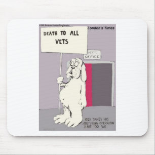 Tapis De Souris Cadeau drôle pour chien castré qui riposte T-shirt
