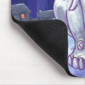 Tapis De Souris Cadeau Eléphant blanc mignon (Coin)