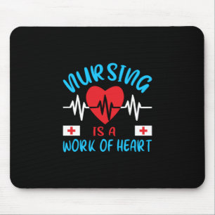 Tapis De Souris Cadeau infirmière L'Infirmière Est Une Oeuvre De