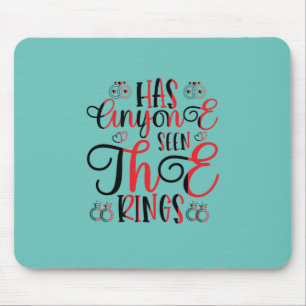 Tapis De Souris Cadeau mariage A Tout Le Monde Vu Les Anneaux