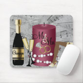Tapis De Souris Cadeau mariage Mousepad (Avec souris)