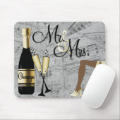 Tapis De Souris Cadeau mariage Mousepad (Avec souris)