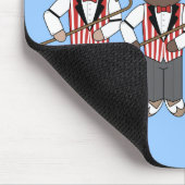 Tapis De Souris Cadeau mignon de quartet de raseur-coiffeur (Coin)