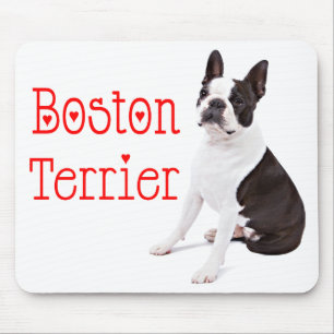 Tapis De Souris Cadeau mignon pour amateur de chien Boston Terrier