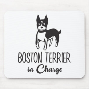 Tapis De Souris Cadeau mignon pour amateur de chiots Boston Terrie