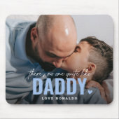 Tapis De Souris Cadeau personnalisé avec photo mignonne pour PAPA (Devant)