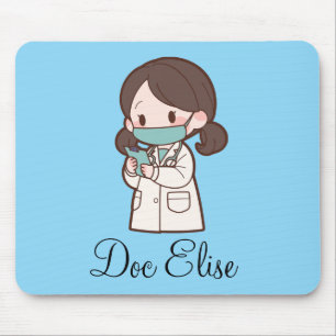 Tapis De Souris Cadeau Personnalisé d'Appréciation pour Médecin Mi