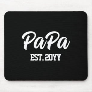 Tapis De Souris Cadeau personnalisé de nouvelle année Papa Est 