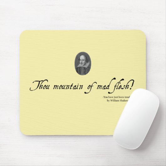 Tapis De Souris Cadeau peu commun de Shakespeare Mousepad #2. (Avec souris)